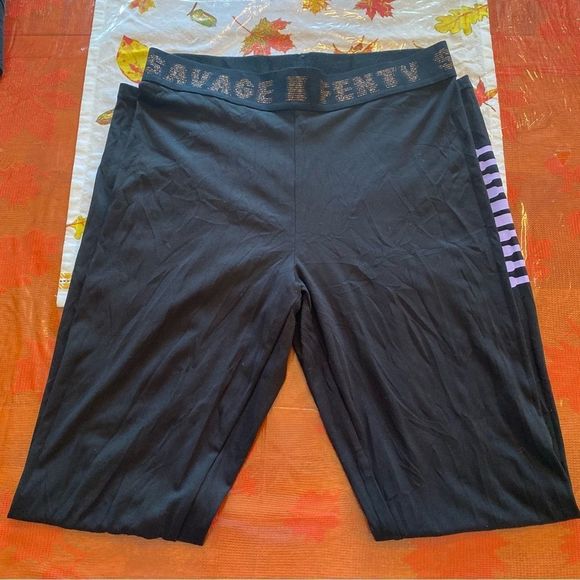 Savage x Fenty • Forever Savage Jersey Leggings in Black Caviar - Picture 4 of 11